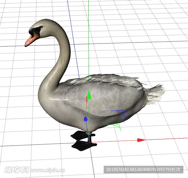 C4D模型 鴨子