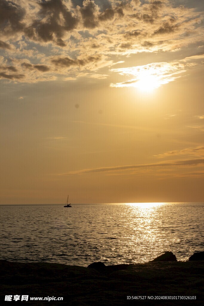 大海的早晨