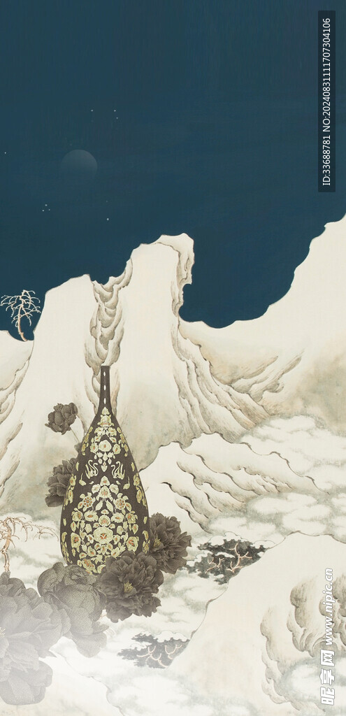 中國風古畫海報