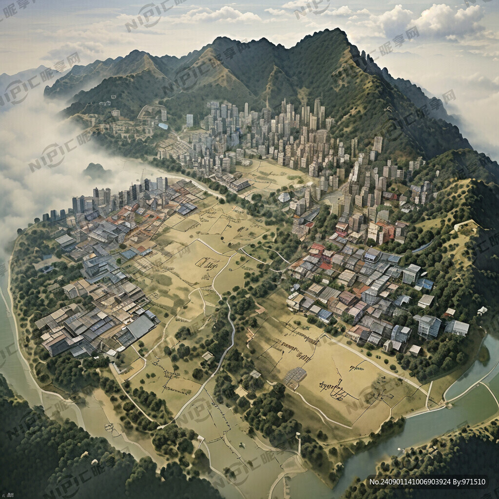 重慶市南岸區地貌圖