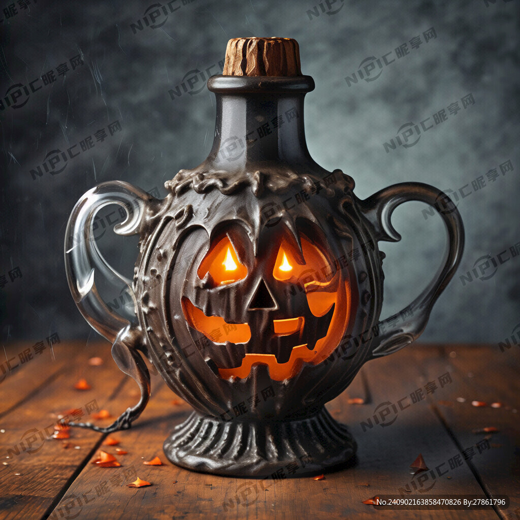 萬圣節(jié)玻璃瓶 把手杯