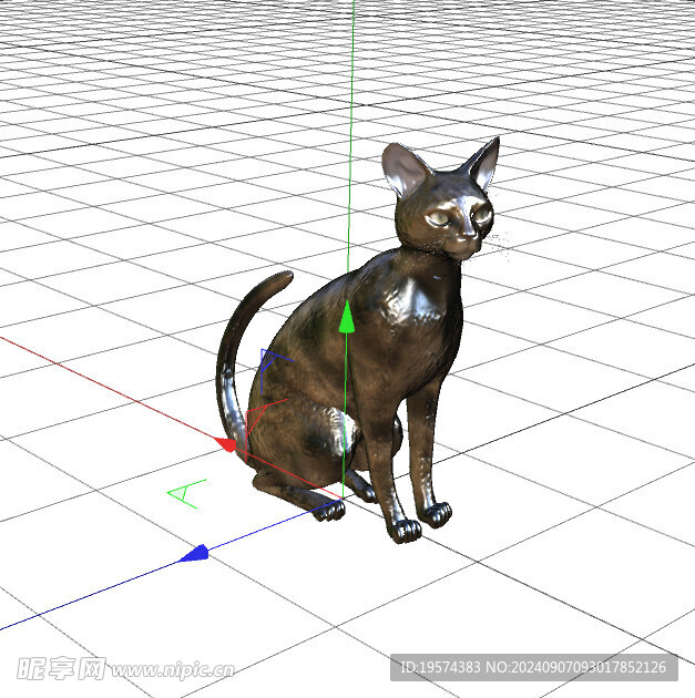 C4D模型 貓