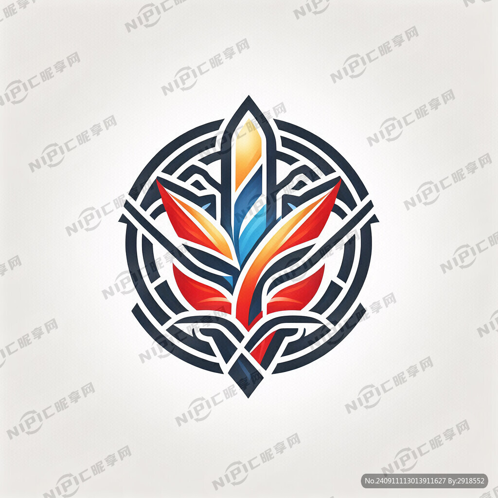 設計一個標志 一家高新現代公司