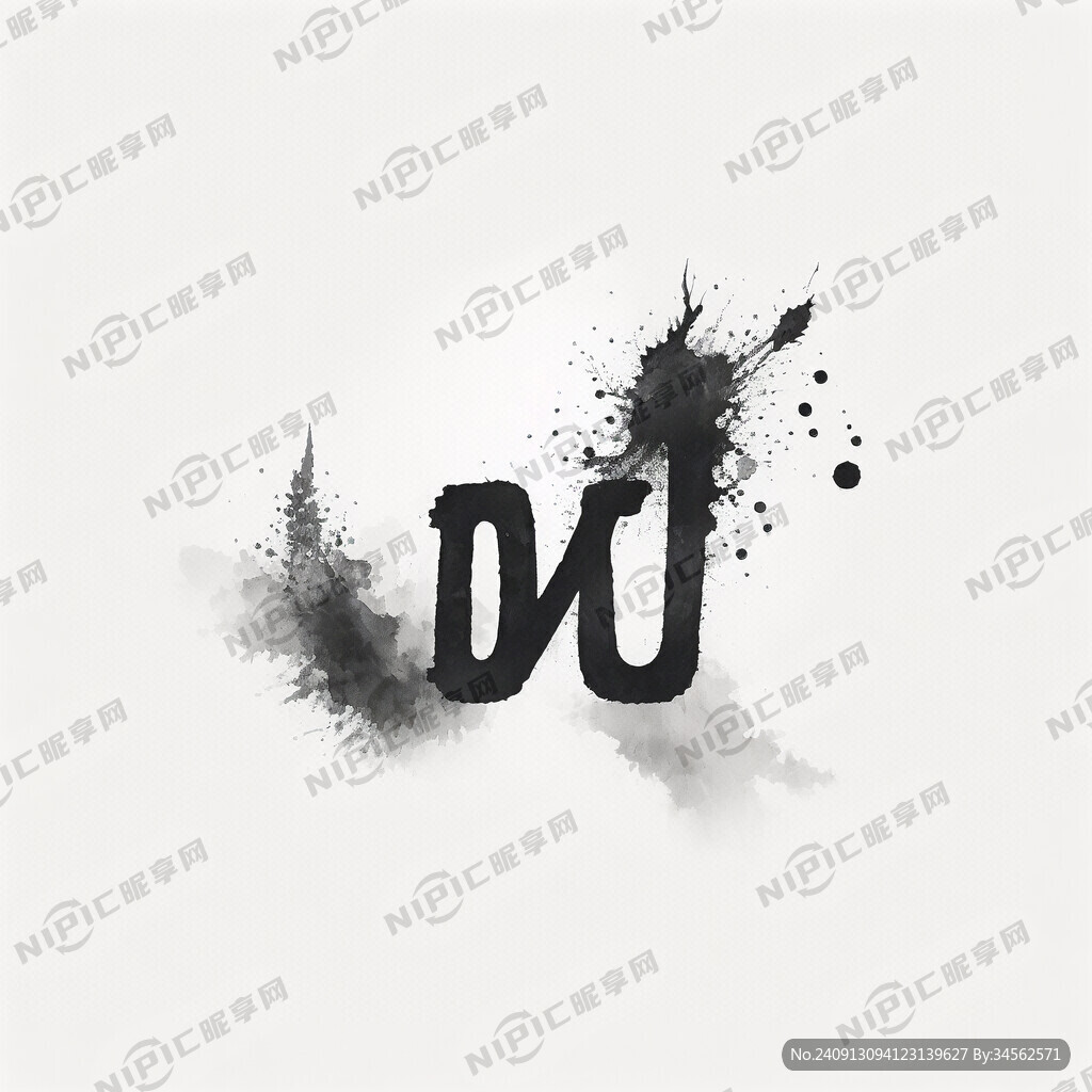 去讀 兩個字生成標志  中式的
