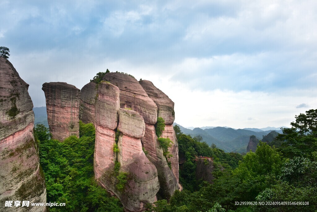 山脈景色 