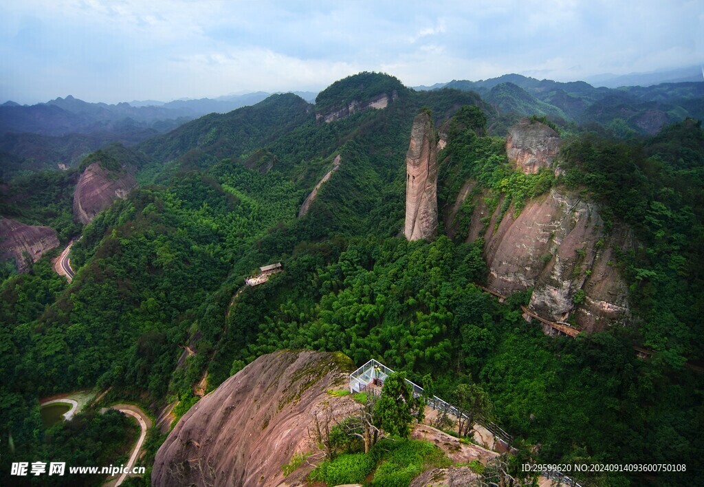 山脈景色  