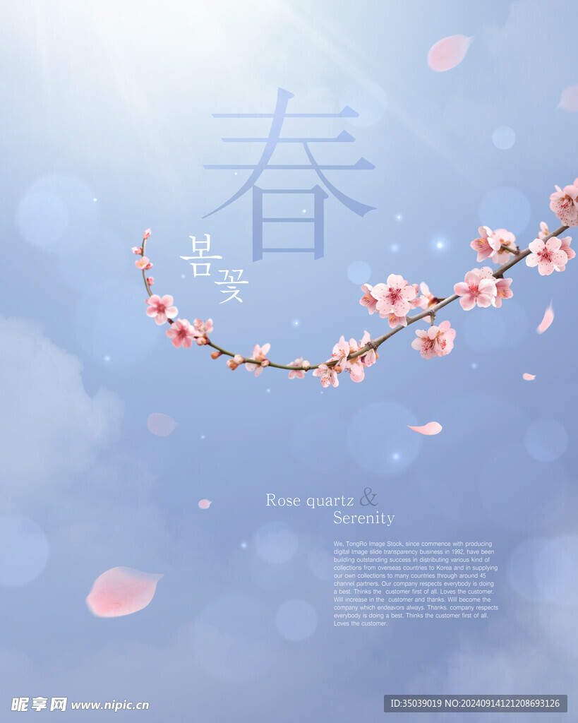 春季鮮花海報(bào)