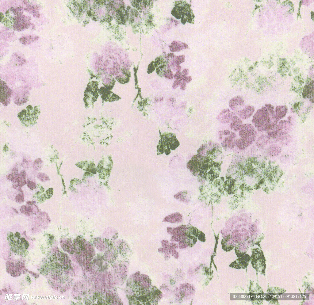 扎染花 水彩花