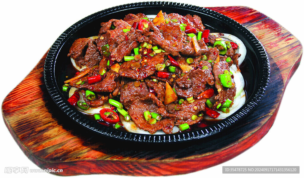  鐵板湘西牛肉