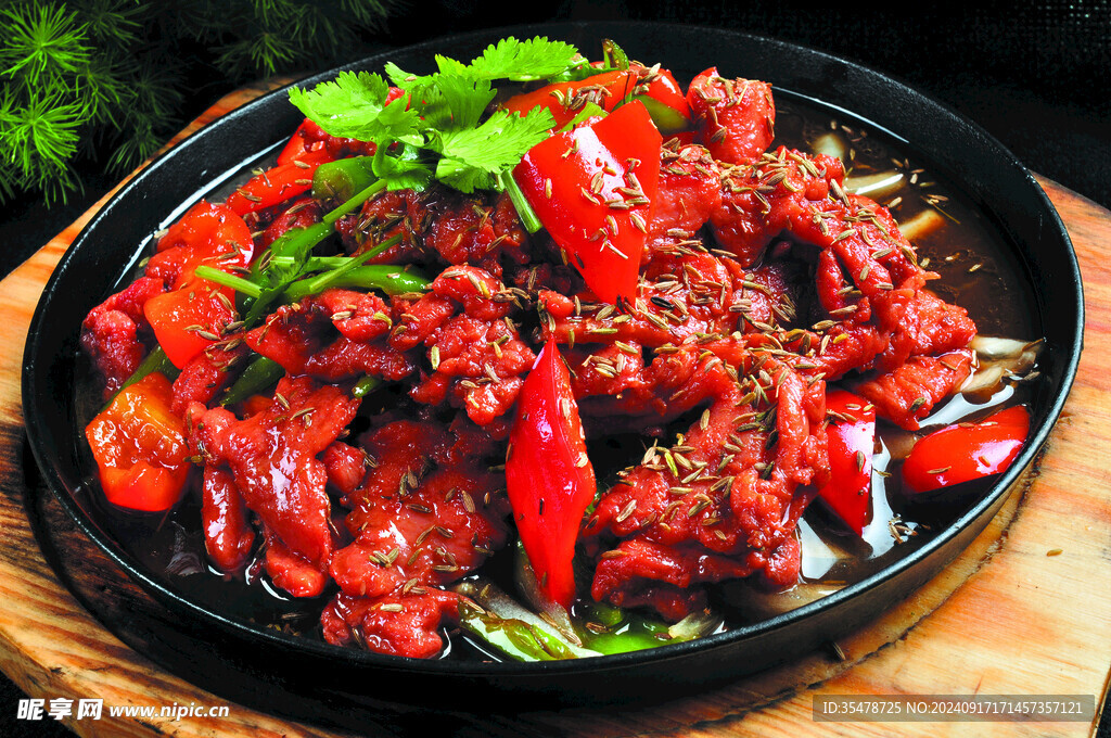 鐵板黃牛肉