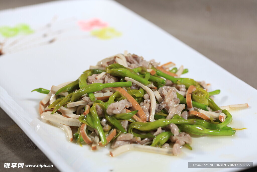 黃花菜香干肉絲