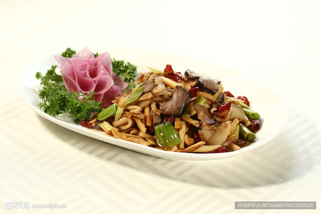  蘿卜炒臘肉