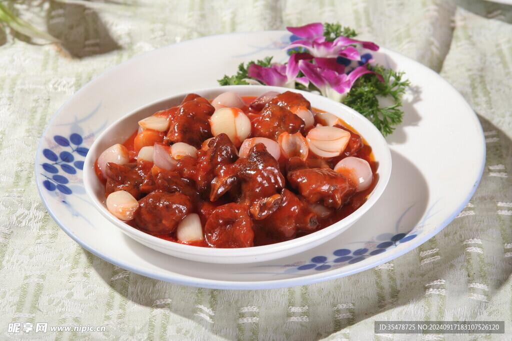  紅蔥焗肉排