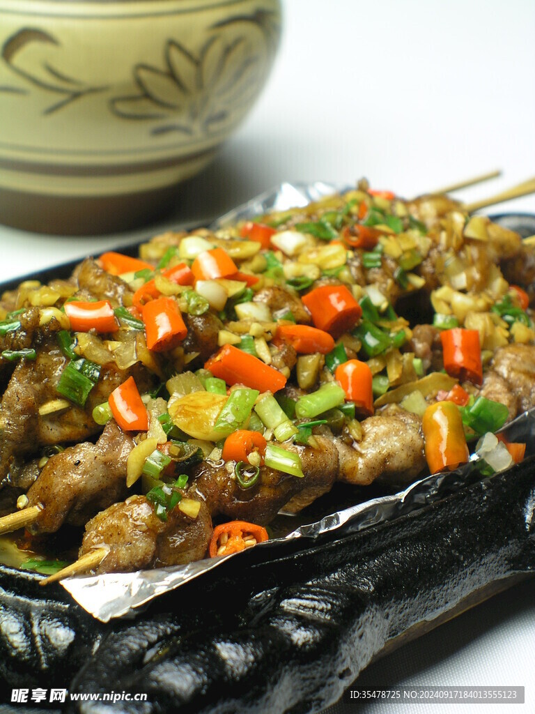 鐵板羊肉串