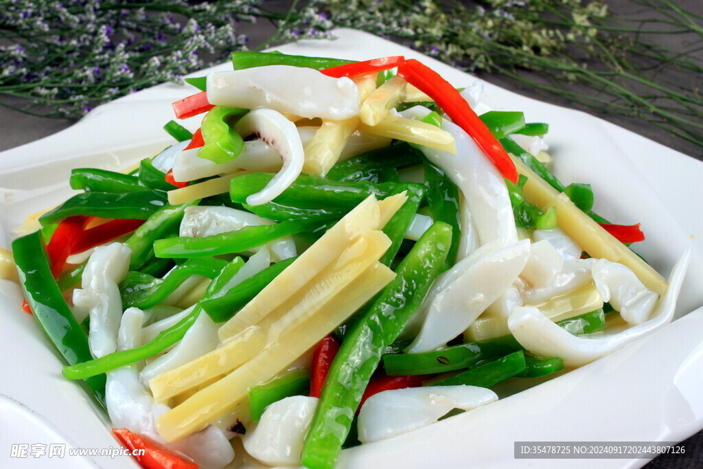 青椒冬筍目魚絲