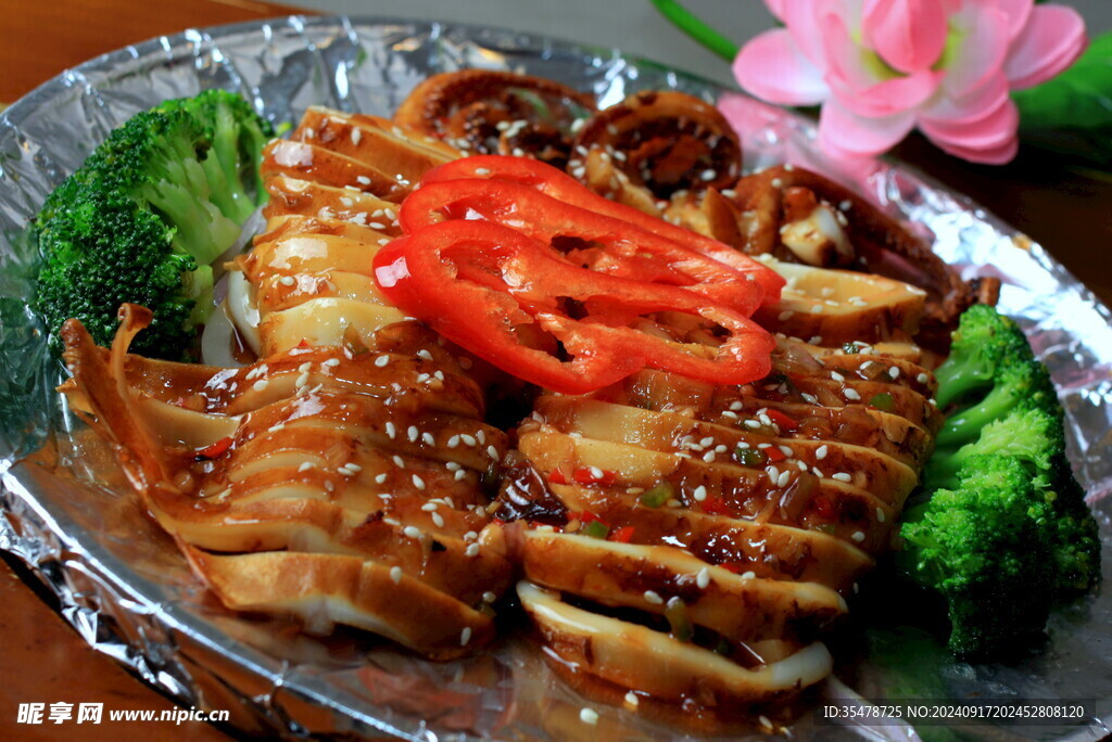 燒汁大鮮魷