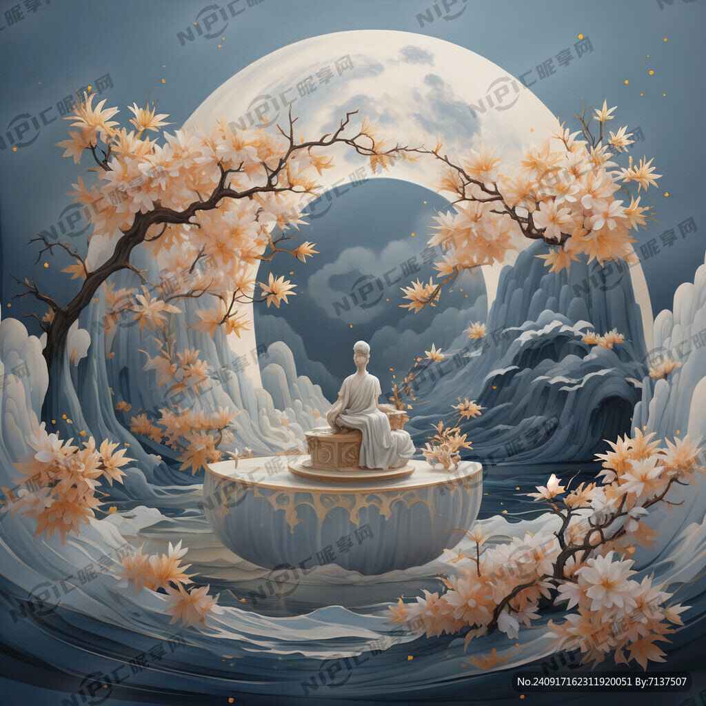桂花樹 月餅  簡約  