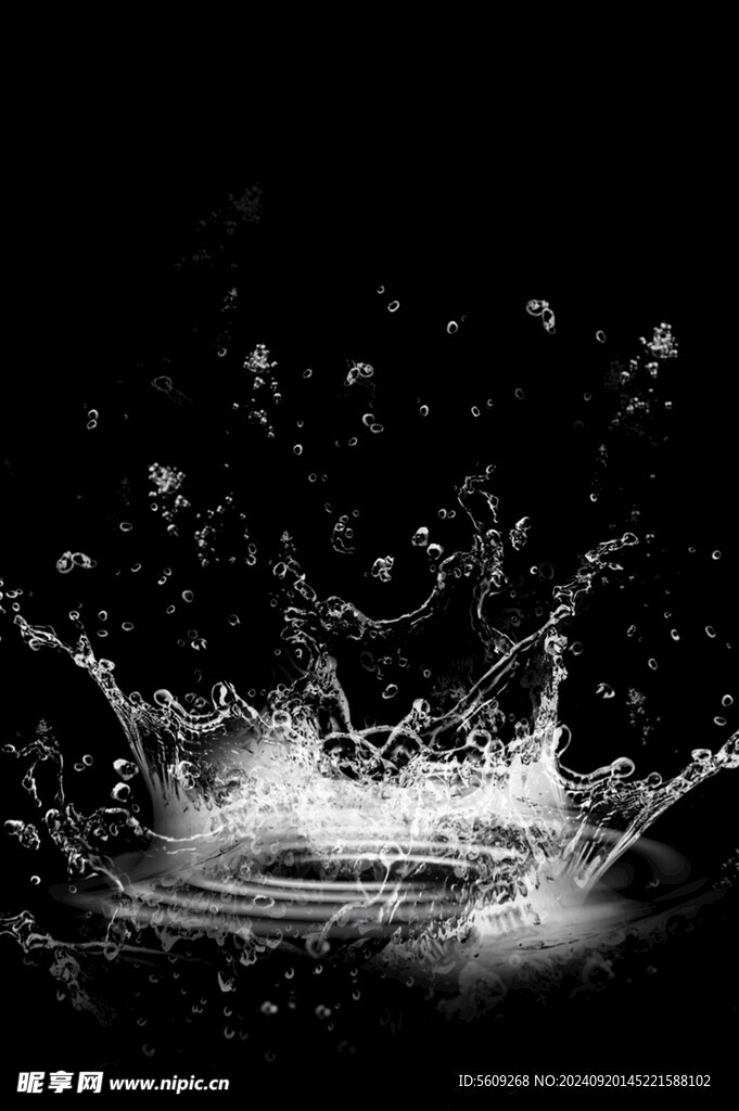 水花透底素材