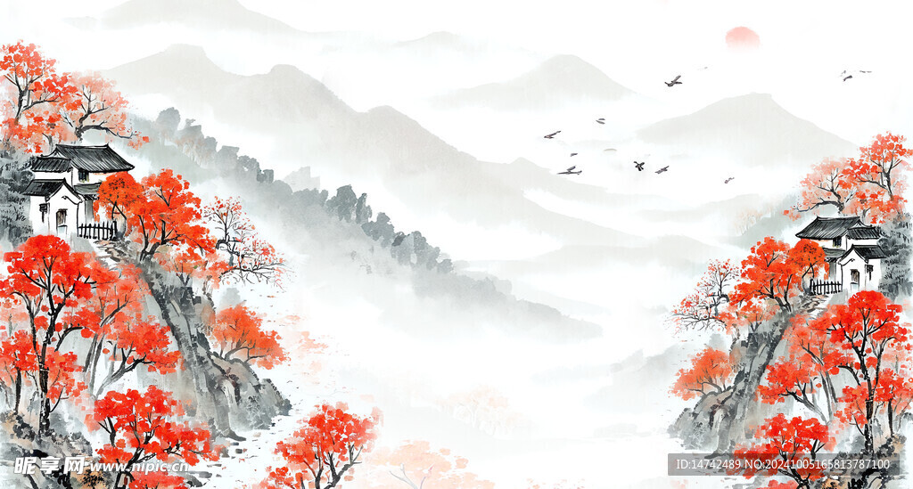 水墨背景