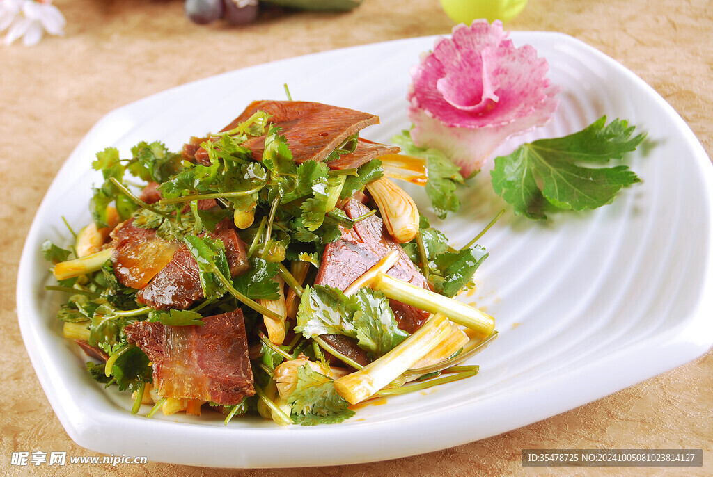 香菜拌牛肉