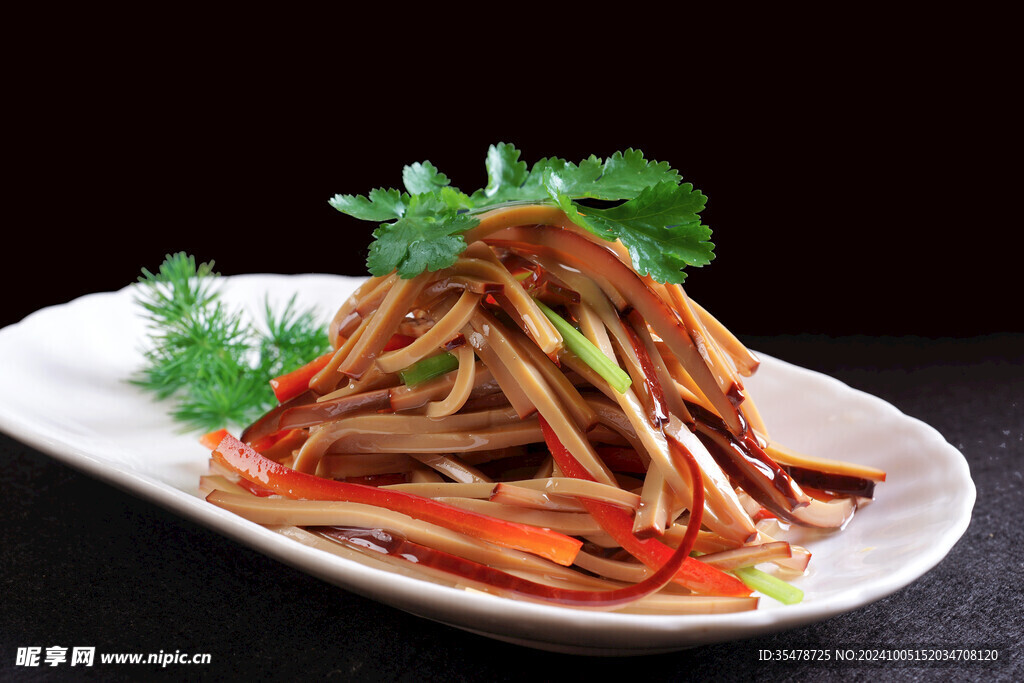 菜香菜豆干