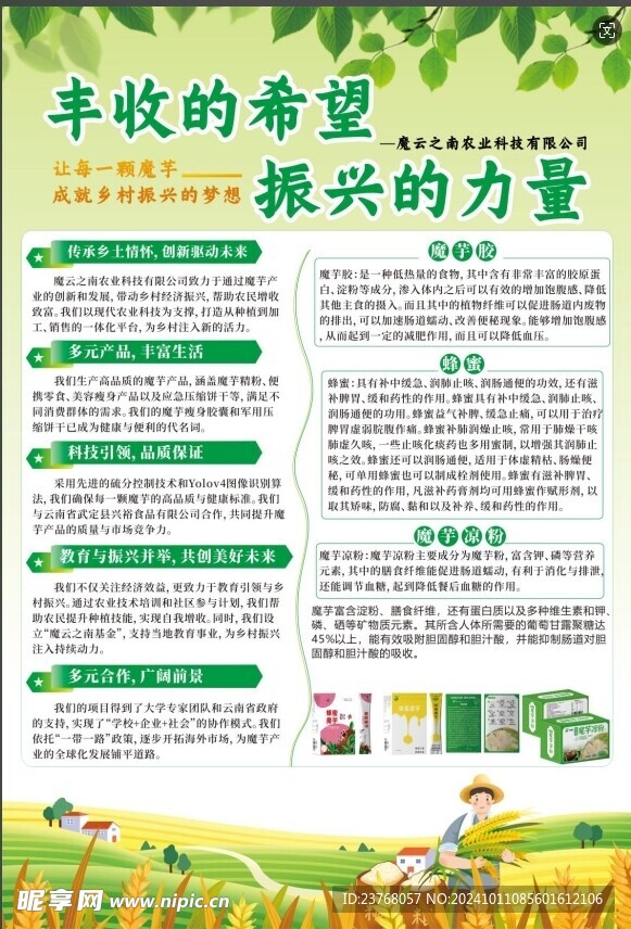 綠色新農牧業海報