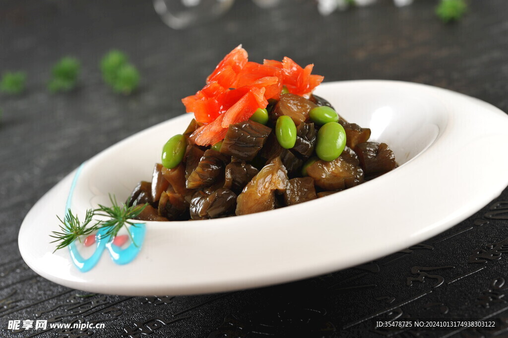 黑瓜毛豆