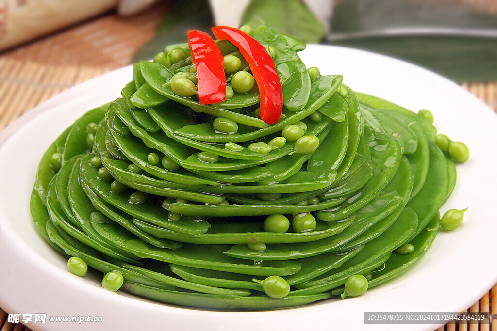涼拌月牙豆