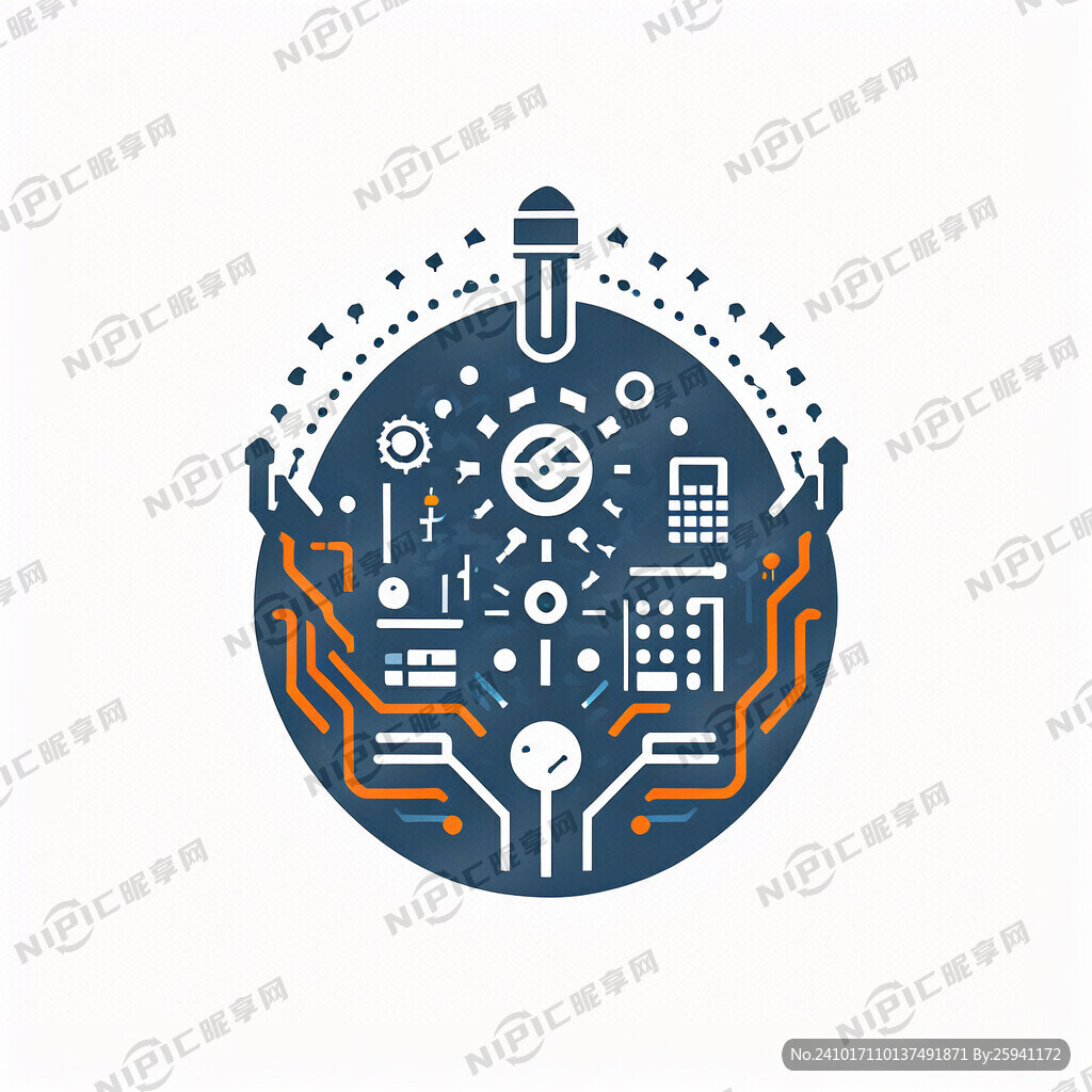 老君坡鎮(zhèn)科技節(jié)標(biāo)志 科技圖標(biāo)