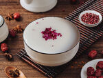 玫瑰花豆漿