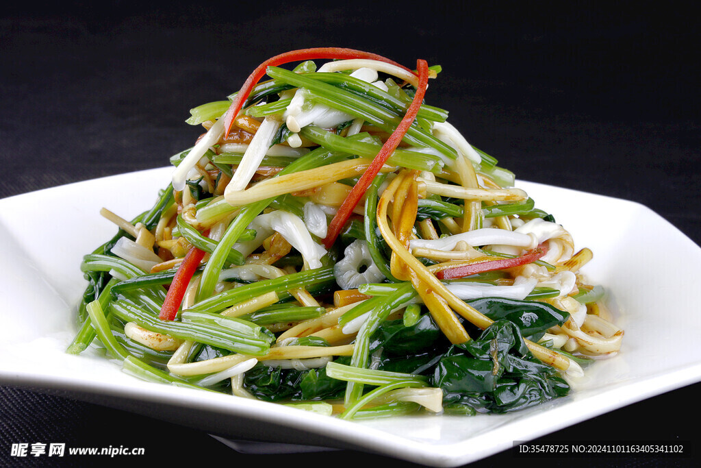 金針拌菠菜