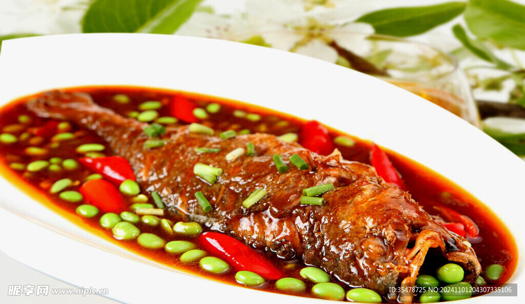 毛豆米燒黃魚