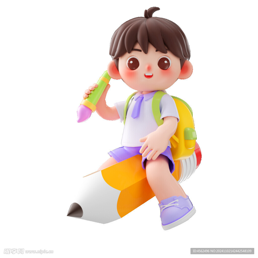 學生卡通素材