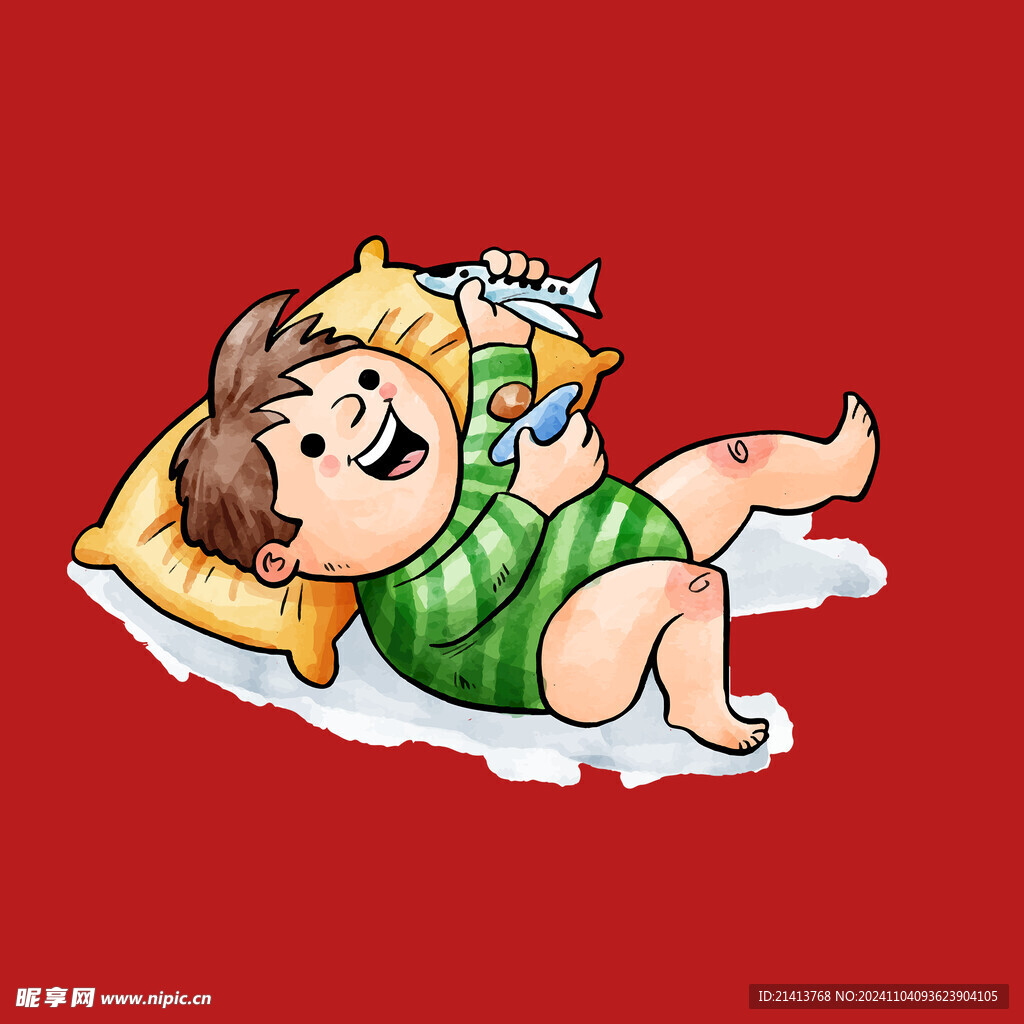 手繪卡通嬰兒