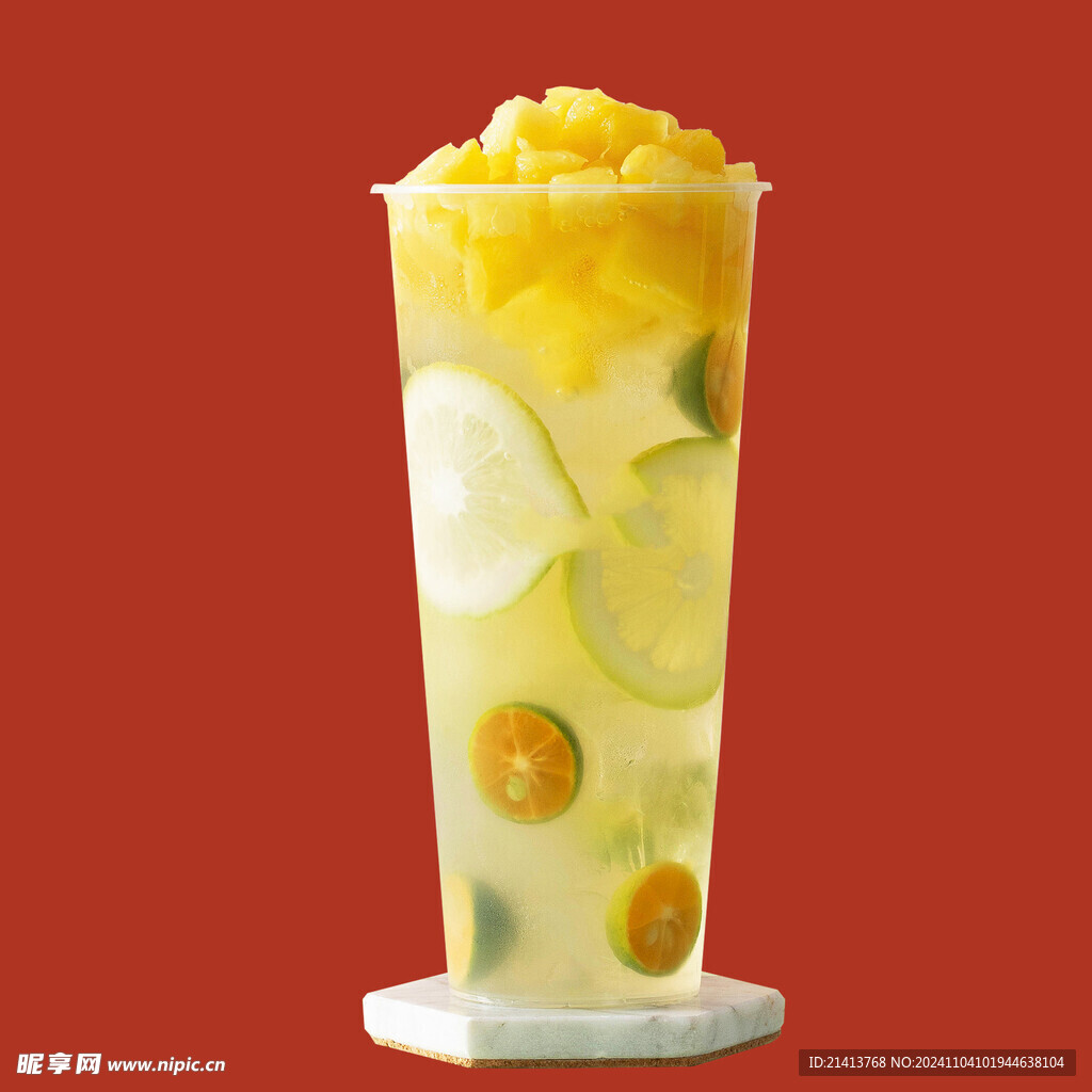 手繪水果奶茶
