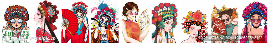 國潮插畫