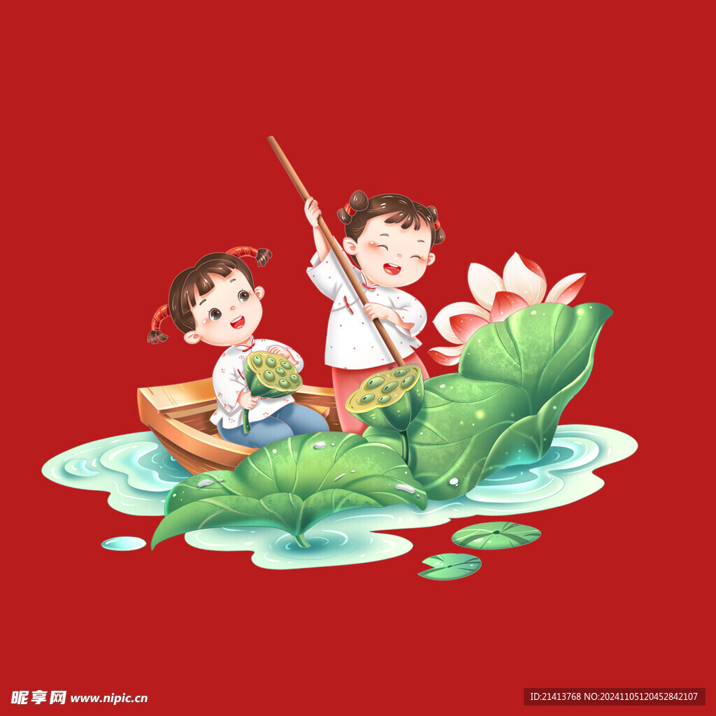 手繪古代仕女