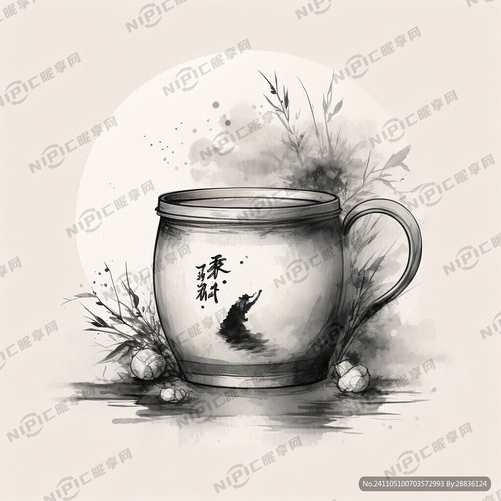 中國(guó)風(fēng)  茶桶  武俠人物形象