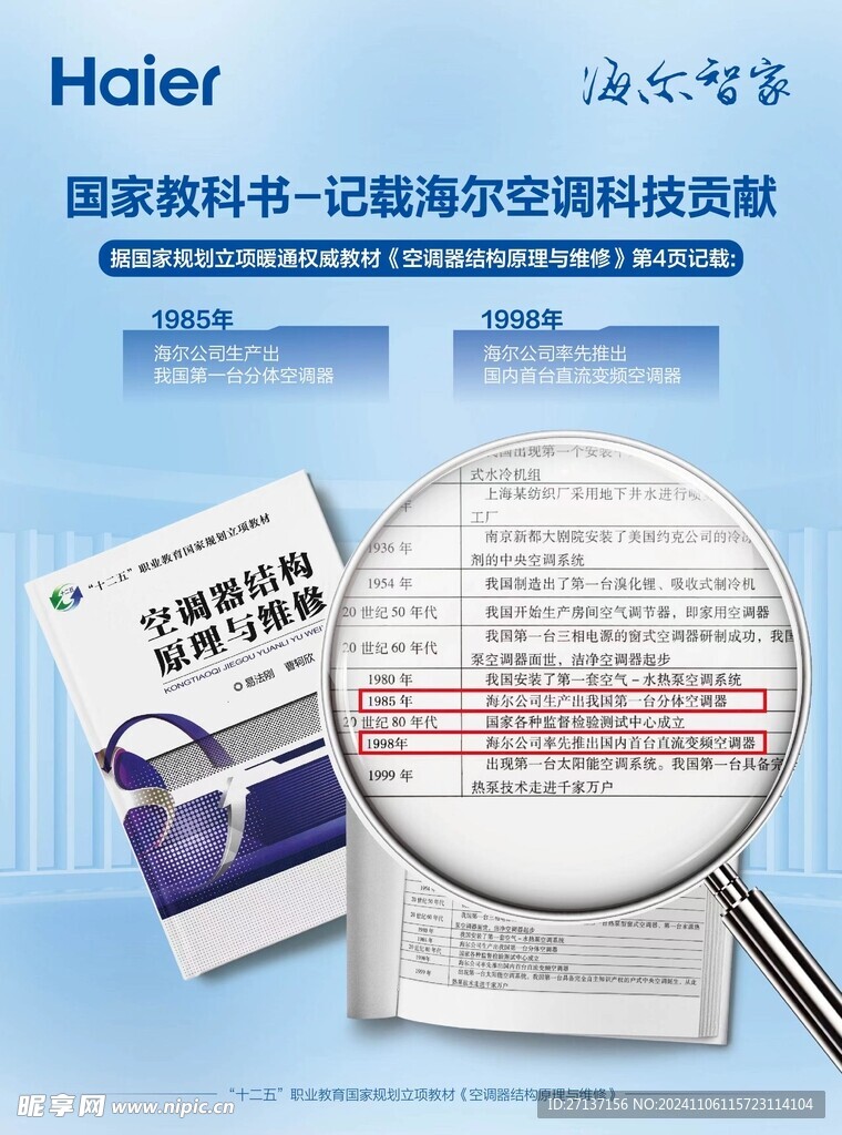 海爾科技教科書證書