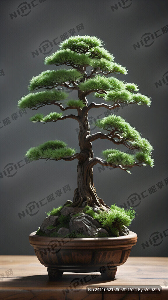 小青松 小盆景 造型 細節