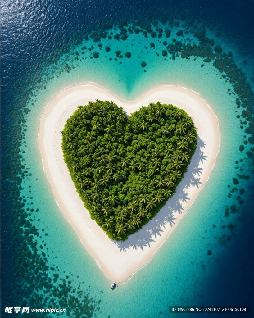 心形海島