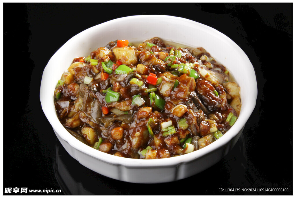 肉丁茄子土豆泥