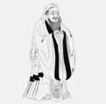 孔子簡筆線稿圖片