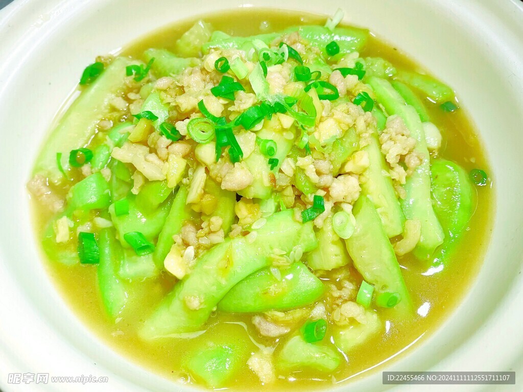 肉末燒絲瓜