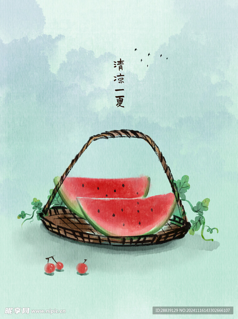  西瓜背景