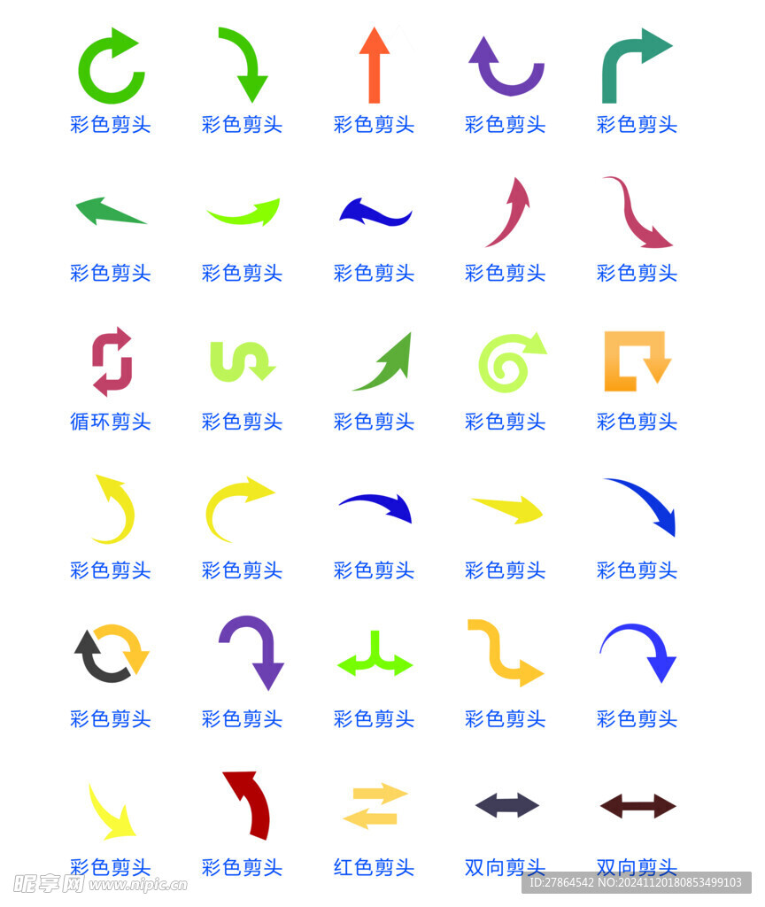 各種箭頭