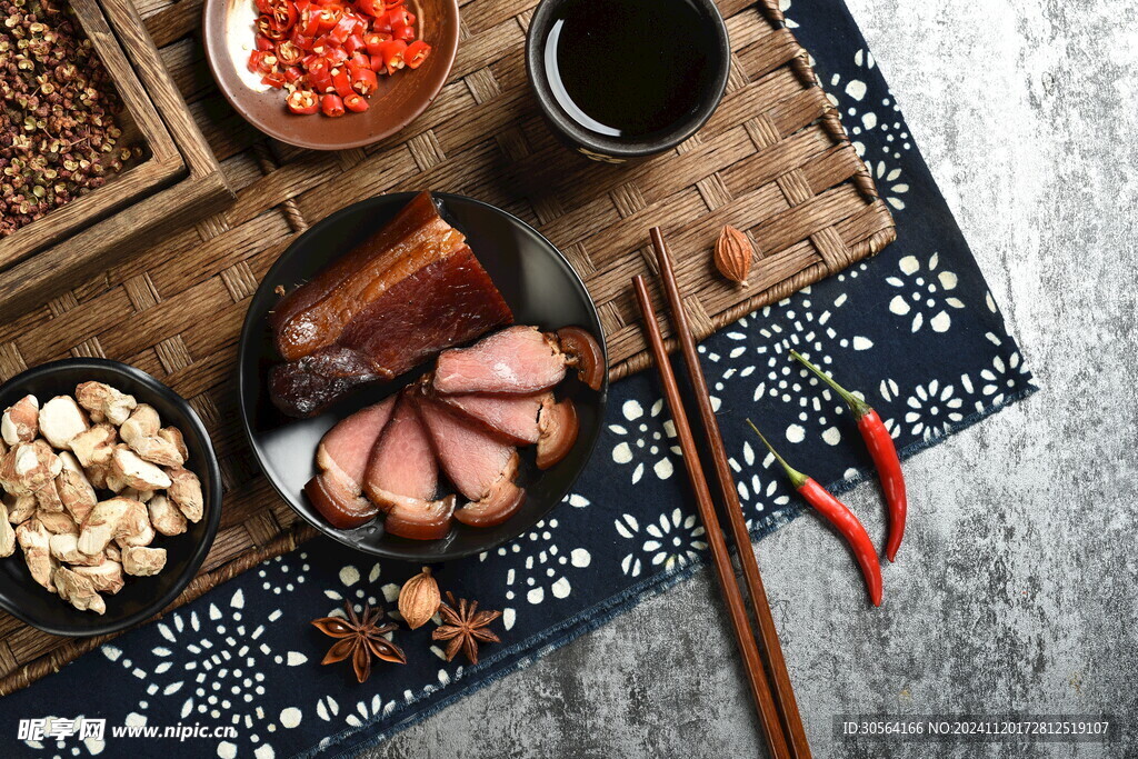 切片臘肉
