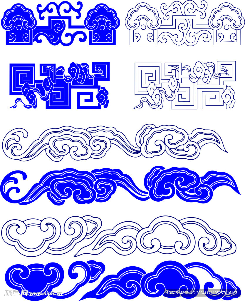 傳統(tǒng)圖案花邊紋樣