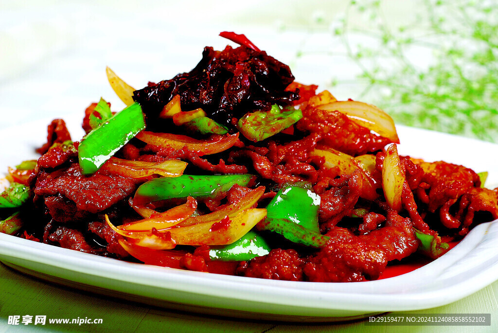 鹽煎瘦肉片