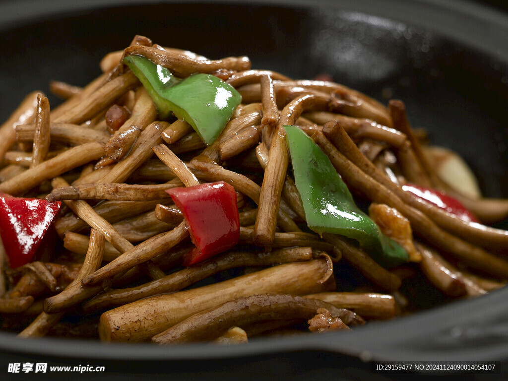 生焗茶樹菇